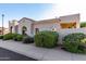 This single-Gathering home has mature landscaping, desert rock and a stucco exterior at 16846 N 49Th Way, Scottsdale, AZ 85254