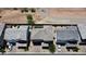 Aerial view of home showing nice roof, backyard, and proximity to neighboring houses at 1879 W 23Rd Ave, Apache Junction, AZ 85120