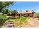 Expansive backyard featuring mature trees, a hot tub, and a well-maintained lawn at 18805 N 49Th Dr, Glendale, AZ 85308