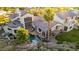 Beautiful aerial shot of a luxury home featuring a pool and carefully crafted landscaping at 2326 E Gardenia Dr, Phoenix, AZ 85020
