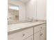 Bright bathroom vanity with marble countertop at 2326 E Gardenia Dr, Phoenix, AZ 85020