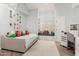 Cozy bedroom featuring built-in window seating and light-colored walls at 2326 E Gardenia Dr, Phoenix, AZ 85020