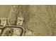 An aerial view of property lines outlining the perimeter of a single-Gathering home with a pool at 2722 W Hiddenview Dr, Phoenix, AZ 85045