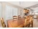 View of the spacious dining area and kitchen with stainless steel appliances at 2813 N 107Th Dr, Avondale, AZ 85392