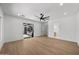 Large bedroom with hardwood floors, recessed lighting, a ceiling fan, and access to the outdoor patio at 31107 N 72Nd Pl, Scottsdale, AZ 85266