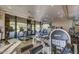 Bright fitness center with treadmills, weights, and floor-to-ceiling windows overlooking landscaped grounds at 31107 N 72Nd Pl, Scottsdale, AZ 85266