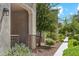 Cozy balcony view overlooking landscaped grounds and sidewalks at 3900 E Baseline Rd # 166, Phoenix, AZ 85042