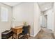 Hallway nook with desk and chair, perfect for a small office or study space at 3900 E Baseline Rd # 166, Phoenix, AZ 85042