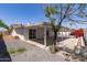 View of covered patio with gravel yard at 4116 W Marshall Ave, Phoenix, AZ 85019