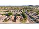 Aerial view of the neighborhood showing the houses with well-maintained landscaping and community at 4215 W Hackamore Dr, Phoenix, AZ 85083