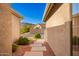 Home exterior with stone pathway, mountain view and well maintained landscaping at 4215 W Hackamore Dr, Phoenix, AZ 85083