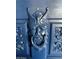 Close up of a unique door knocker with intricate details in this front door at 501 W Jasper Dr, Chandler, AZ 85225
