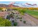 Beautiful desert home with manicured landscaping and a golf course view at 8139 E Club Village Dr, Gold Canyon, AZ 85118