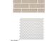 Close-up showcasing neutral, modern bathroom tile and penny tile, perfect for creating a contemporary spa-like retreat at 11417 E Utah Ave, Mesa, AZ 85212
