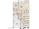 Detailed floor plan showcasing the layout of the home, including bedrooms, bathrooms, and living spaces at 11417 E Utah Ave, Mesa, AZ 85212