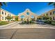 Elegant building complex featuring beautiful architecture, well-maintained landscaping, and ample parking at 1482 S Banning St, Gilbert, AZ 85296