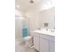 Well-lit bathroom with glass-enclosed shower and a pristine vanity at 2430 E Alonso Dr, Casa Grande, AZ 85194