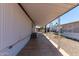 Attached carport and covered entryway featuring shade and protection from the elements with neutral colors and decor at 2650 W Union Hills Dr # 269, Phoenix, AZ 85027