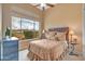 Bedroom showcasing large window views and elegant decor at 41819 N Anthem Ridge Dr, Phoenix, AZ 85086