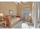 Bright bedroom with vaulted ceiling, comfortable daybed and ample natural light at 41819 N Anthem Ridge Dr, Phoenix, AZ 85086