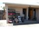 A utility garage area is seen with various equipment and storage units at 4550 W Cinnabar Ave, Glendale, AZ 85302