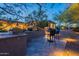 Backyard patio with built-in grill, offering a perfect blend of relaxation and outdoor cooking at 6069 E Ironwood Dr, Scottsdale, AZ 85266
