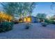 Expansive backyard with desert landscaping, providing a serene retreat and natural beauty at 6069 E Ironwood Dr, Scottsdale, AZ 85266
