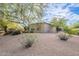 Expansive backyard with desert landscaping providing privacy and natural beauty at 6069 E Ironwood Dr, Scottsdale, AZ 85266