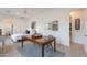 Spacious bedroom with wood flooring, an ensuite bathroom, and modern decor at 6069 E Ironwood Dr, Scottsdale, AZ 85266