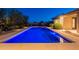 Backyard pool featuring patio space, desert landscaping and hardscape at 6069 E Ironwood Dr, Scottsdale, AZ 85266