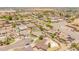 Wide aerial view of neighborhood, exhibiting diversity of housing and mature landscaping at 1186 E Brenda Dr, Casa Grande, AZ 85122