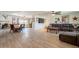 Spacious living room with new floors, a fireplace, and ample seating at 1186 E Brenda Dr, Casa Grande, AZ 85122