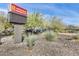 Signage for Vistancia Heat Elementary with manicured landscaping at the school's entrance at 12775 W Lowden Rd, Peoria, AZ 85383