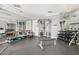 Spacious community gym featuring free weights and exercise equipment at 15095 N Thompson Peak Pkwy # 1005, Scottsdale, AZ 85260