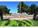 Entrance sign for Anderson Springs community surrounded by greenery at 1640 W Gail Dr, Chandler, AZ 85224