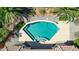 Private backyard pool and spa with desert landscaping and ample space at 18108 W Thunderhill Pl, Goodyear, AZ 85338