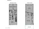 Detailed floor plan showcasing the layout of this two-story residence at 1825 E Hampton Ln # 108, Gilbert, AZ 85295
