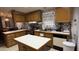 This kitchen offers ample cabinet space, stainless steel appliances, and a functional layout at 2060 N Center St # 275, Mesa, AZ 85201