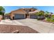 Spacious home with a three-car garage, neutral color palette, and ample parking in the extended driveway at 2759 E Balsam Dr, Chandler, AZ 85286