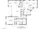 Detailed floor plan of the home's first floor layout, including room dimensions at 2759 E Balsam Dr, Chandler, AZ 85286