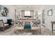 Bright main bedroom with luxury furniture, statement art, and floor-to-ceiling windows at 2759 E Balsam Dr, Chandler, AZ 85286