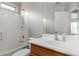 Well-maintained bathroom featuring shower-over-tub and vanity at 29151 N Lilly Ln, San Tan Valley, AZ 85143