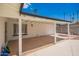 Covered patio perfect for outdoor entertaining and relaxation on sunny days at 3008 S Saguaro Cir, Mesa, AZ 85202