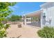 Beautiful backyard with a covered patio and a well-manicured landscape offering privacy and space for outdoor enjoyment at 34 E Boca Raton Rd, Phoenix, AZ 85022