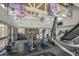 Bright community gym with exercise equipment, wood ceilings and modern designs at 3600 N Hayden Rd # 2310, Scottsdale, AZ 85251