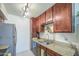 Well-lit kitchen boasting stainless steel appliances and granite countertops, with ample storage at 3600 N Hayden Rd # 2310, Scottsdale, AZ 85251