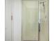 This bathroom features a shower enclosed in a clear glass at 513 S 115Th Dr, Avondale, AZ 85323