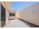 Enclosed patio with concrete floor, a window and a view to the exterior at 5132 N 83Rd St, Scottsdale, AZ 85250