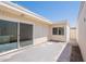Enclosed patio with concrete floor, sliding glass door, and a view to outside at 5132 N 83Rd St, Scottsdale, AZ 85250