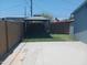 Backyard gazebo with artificial turf and block fence at 5539 N 31St Ln, Phoenix, AZ 85017